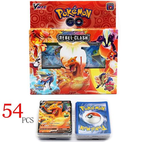 2020 Anime 54pcs/set Pokemon Cards Iron Metal Box TAKARA TO