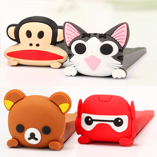 Home Decoration Cute Cartoon Monkey Bear Door Stopper Holder
