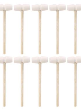 10 Pcs Wooden Hammers Toys for Chocolate Breakable Heart Min