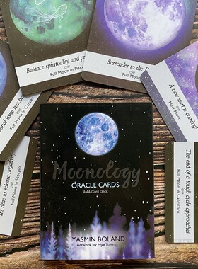 Moonology Oracle Cards A 44 Card Deck and Electronic Guideb