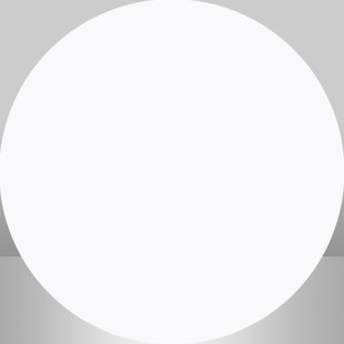 White Vinyl Round Plinth Backdrop Display For Wedding Baby