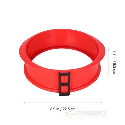 1Pc Silicone Springform Pan With Glass Base Cheesecake Mold