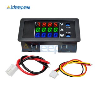 DC 100V 10A 1000W Digital Voltmeter Ammeter Wattmeter 4 dig