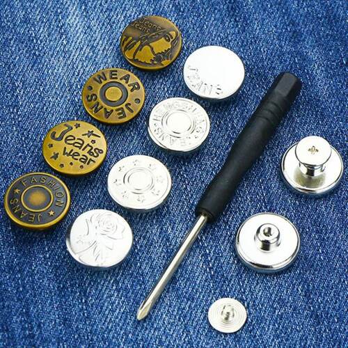 Perfect Fit Button for Any Jeans Trousers Increase Reduce Wa