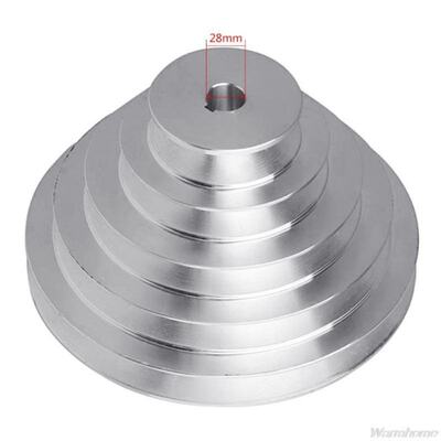 Aluminum A Type 5 Step Pagoda Pulley Wheel 150mm Outer Diame