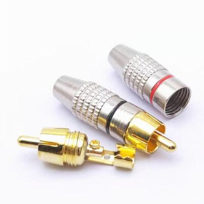 8pcs/lot 270RCA Solderless Plug RCA Terminal Coaxial Cable P