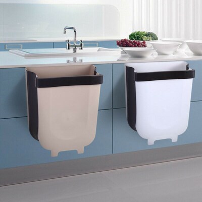 Hanging Trash Bin Trash Can Wall Mounted Trashcan for Bathr