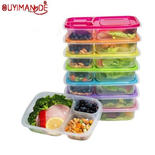 2019 New  Lunch Box Independent Lattice Meal Prep Food Conta