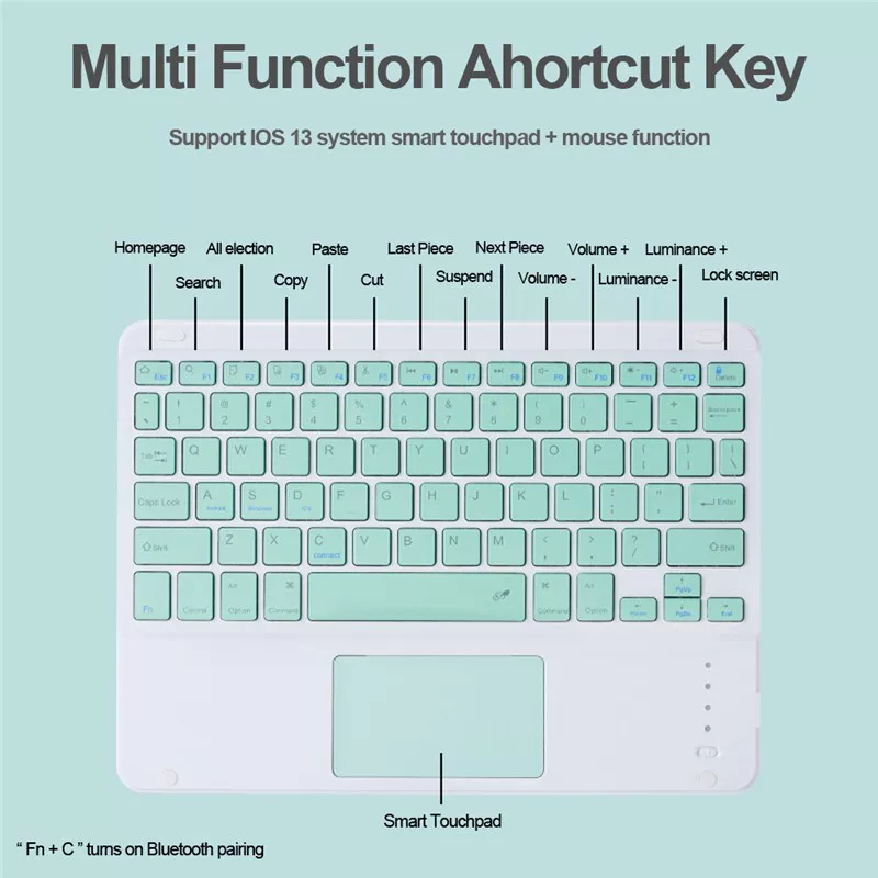 TouchPad клавиатура-чехол для iPad Air 2020 4-го поколения 10.9 A23