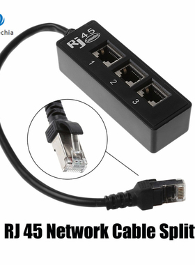 Centechia 1 to 3 Socket LAN Ethernet Network RJ45  Splitter