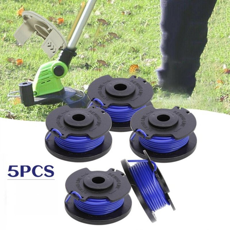 5pcs Grass Trimmer Spare Line Spool For Ryobi One And AC14RL