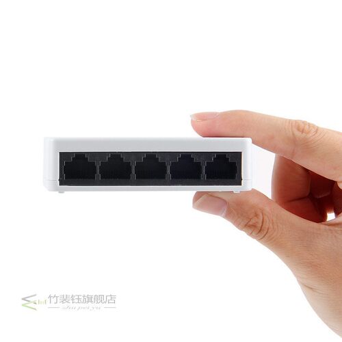5 Ports Mini Ethernet RJ45 10/100Mbps Network Switch Hub Por