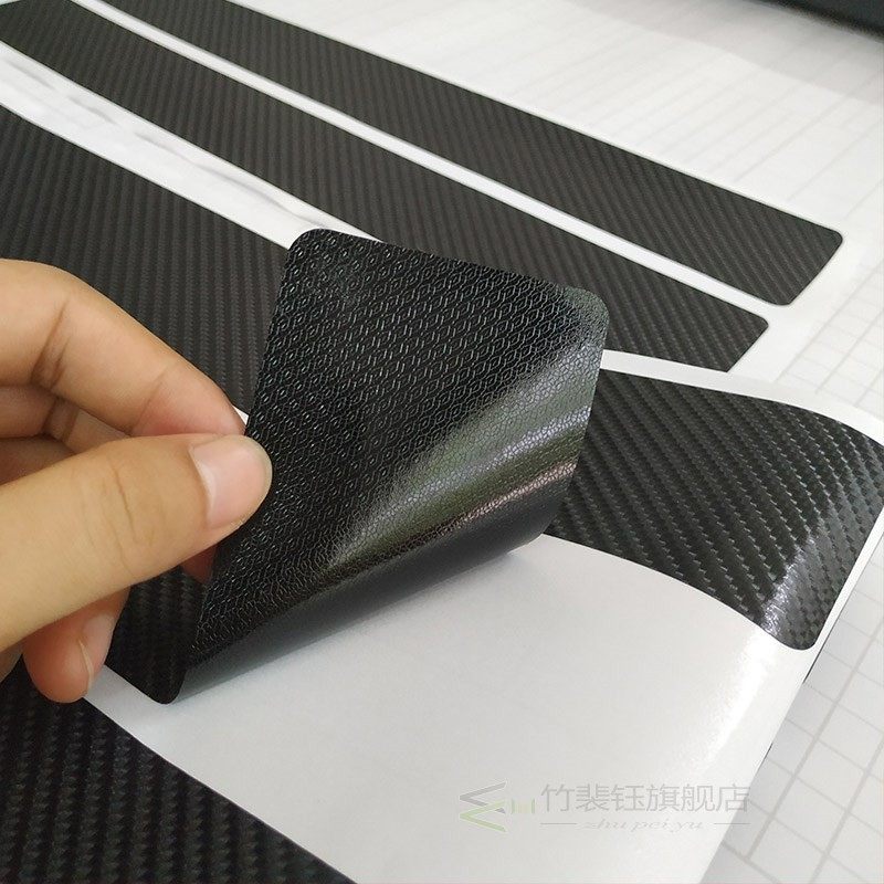 3D 4D Carbon Fiber Vinyl Car Wrap Sheet Roll Film Car stick-封面