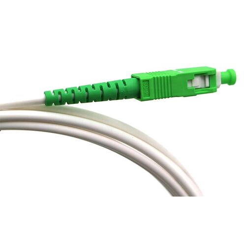Fiber Optic Patch Cord White Color SM SX SC/APC Fiber Optic
