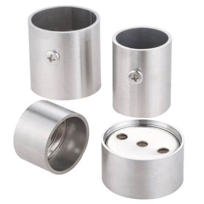 2pcs 25/32mm Stainless Steel Flange Seat Tube Socket Curtain