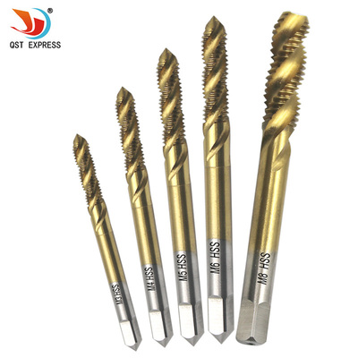 Spiral Pointed Taps Tapping Thread ming Tap Titanium Coated