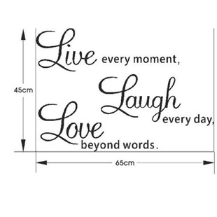 English  DIY Removable Art Vinyl Quote Wall Sticker Decal Mu