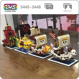 ZMS One Piece Luffy Thousand Sunny Going Merry Snake Law Su