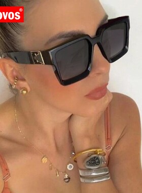 Yoovos Vintage Sunglasses Women 2019 Square Brand Designer
