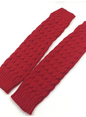 winter woman knitting knee warmer leg boots set heap socks袜