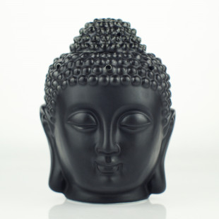 Ceramic Buddha Head Aromatherapy Oil Burner Aroma Essential