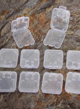 10pcs/lot Transparent Standard SD SDHC Memory Card Case Hold