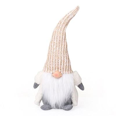 Swedish Style Knitted Hat Christmas Dwarf Gnome Doll Ornamen