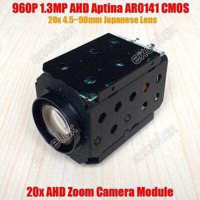 960P 1.3MP AHD 20x Optical Japan Lens Aptina AR0141 CMOS Zoo