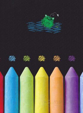 20Pcs Dustless Thick Chalk Kids Scrawling Painting Washable