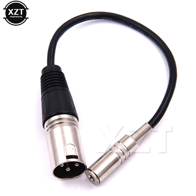 PZ Newest Hot XLR 3.5 Audio Line Cable XLR Male 3.5mm Femal