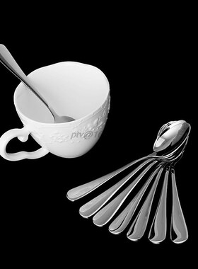 8 Pcs Demitasse Espresso Steel Stainless Spoon Tea Coffee So