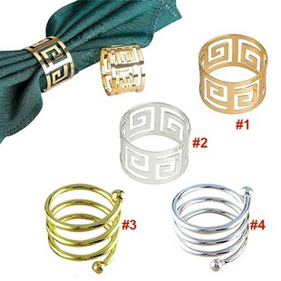 6pcs Serviette Rings Napkin Holder West Dinner Towel Napkin