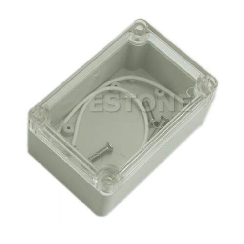 Plastic Waterproof Clear Cover Electronic Project Box Enclos