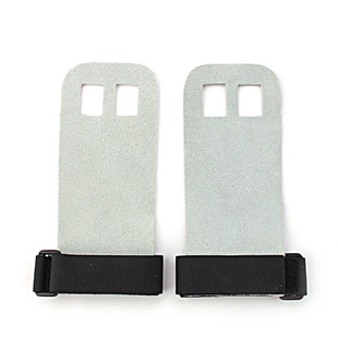 1Pair Cowhide Hand Grips Gymnastics Leather Gloves Anti-Skid