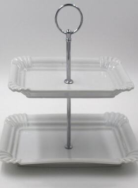 1pc 2/3 Tier Cake Plate Stand Handle Fitting Hardware Rod Pl