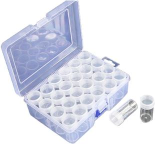 Clear Plastic Bead Storage Containers Set Jars Diamond Paint