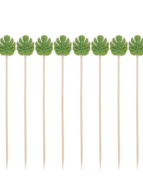 100pcs Disposable Wooden Toothpicks for Food Pick Fruit Pick