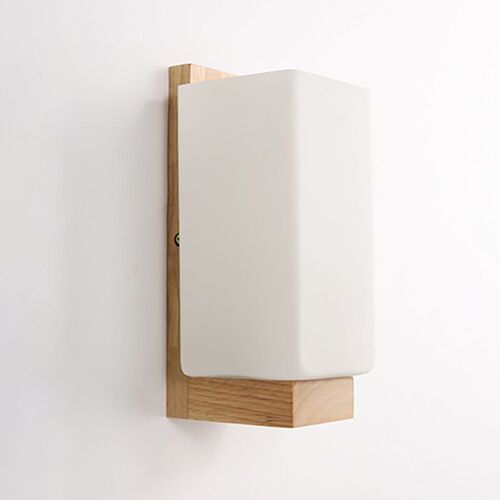 Hartisan 6W Led Wall Light Simple Wall Sconce With Oak Body