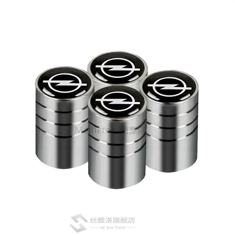 4pcs car styling new sport opc emblem wheel tire valve stem