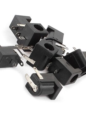 10pcs 3 Pin 2.5mmx5.5mm DC Power Jack Socket PCB Mount Conne