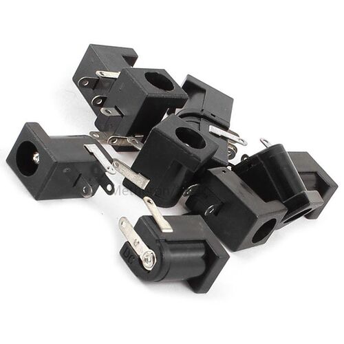 10pcs 3 Pin 2.5mmx5.5mm DC Power Jack Socket PCB Mount Conne
