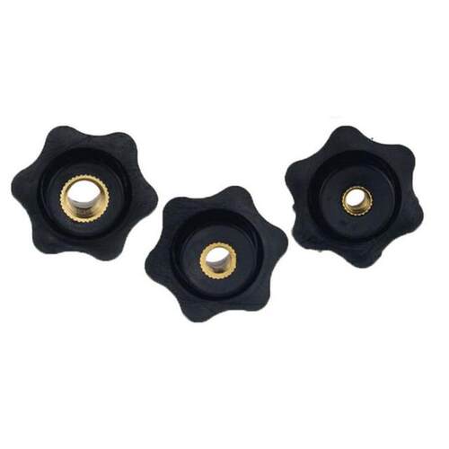 6PCS Six Star Type Through Hole M5 M6 M8 Plum Bakelite Hand