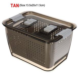 Drain Sealed Box Refrigerator Crisper Debris Fridge Storage