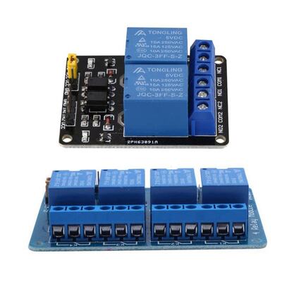 2 Pcs Accessories:1 Pcs Relay Module & 1 Pcs 5V 4 Channe