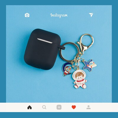 For AirPods Pro 3 Case Cute Space Astronaut Silicone Earpho