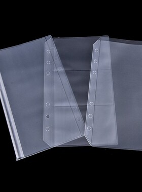 A5/A6 PVC Waterproof Filofax Zipper Bag Concise Planner Spi