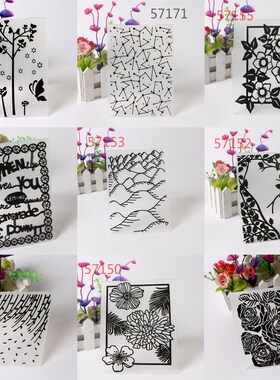 Food Grade Photo Album Template Embossing Folder Wedding Par