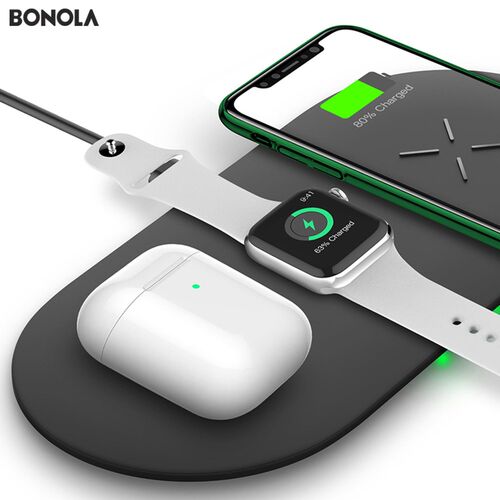 3 In1 Wireless Charging Pad For iPhone 11Pro/11/XAR/XsMax Ch