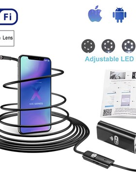 1200P HD Wifi Endoscope Camera USB IP68 Waterproof Borescope