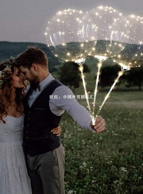 new year 2019 party supplies Reusable Luminous Led Balloon T